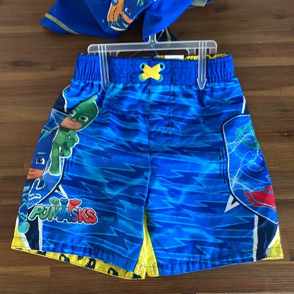 NWT PJ Masks Rash and Trunk Swim Set - Picture 3 of 8